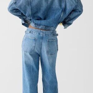 NWT - J. Crew Wide Leg Point Sur Side Tab Jeans - SHORT / PETITE Length